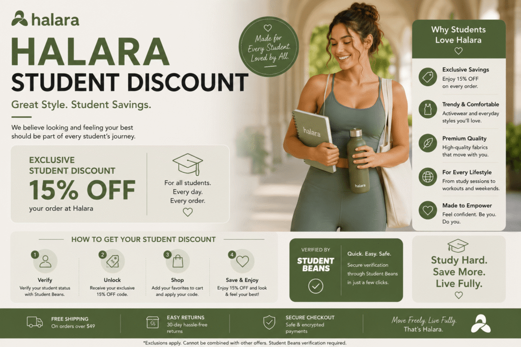 halara student discount