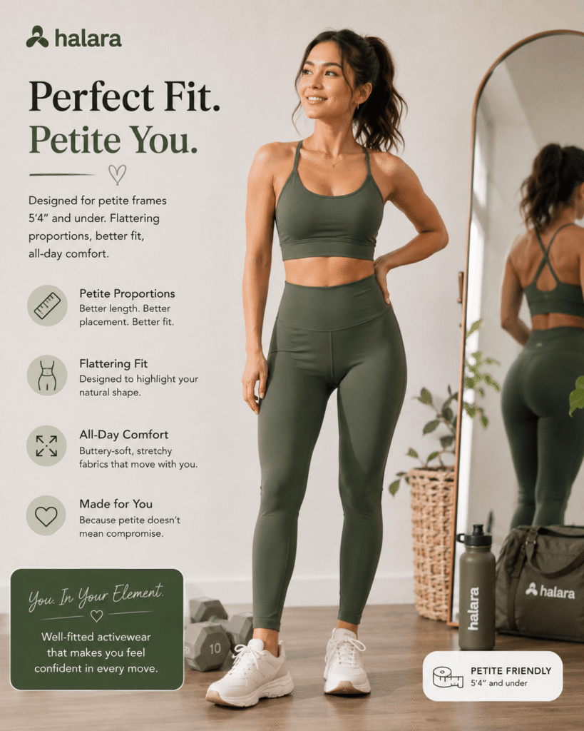 halara petite sizing