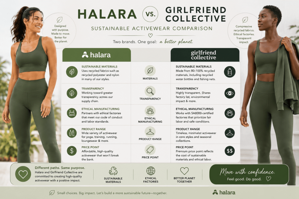 halara vs girlfriend collective
