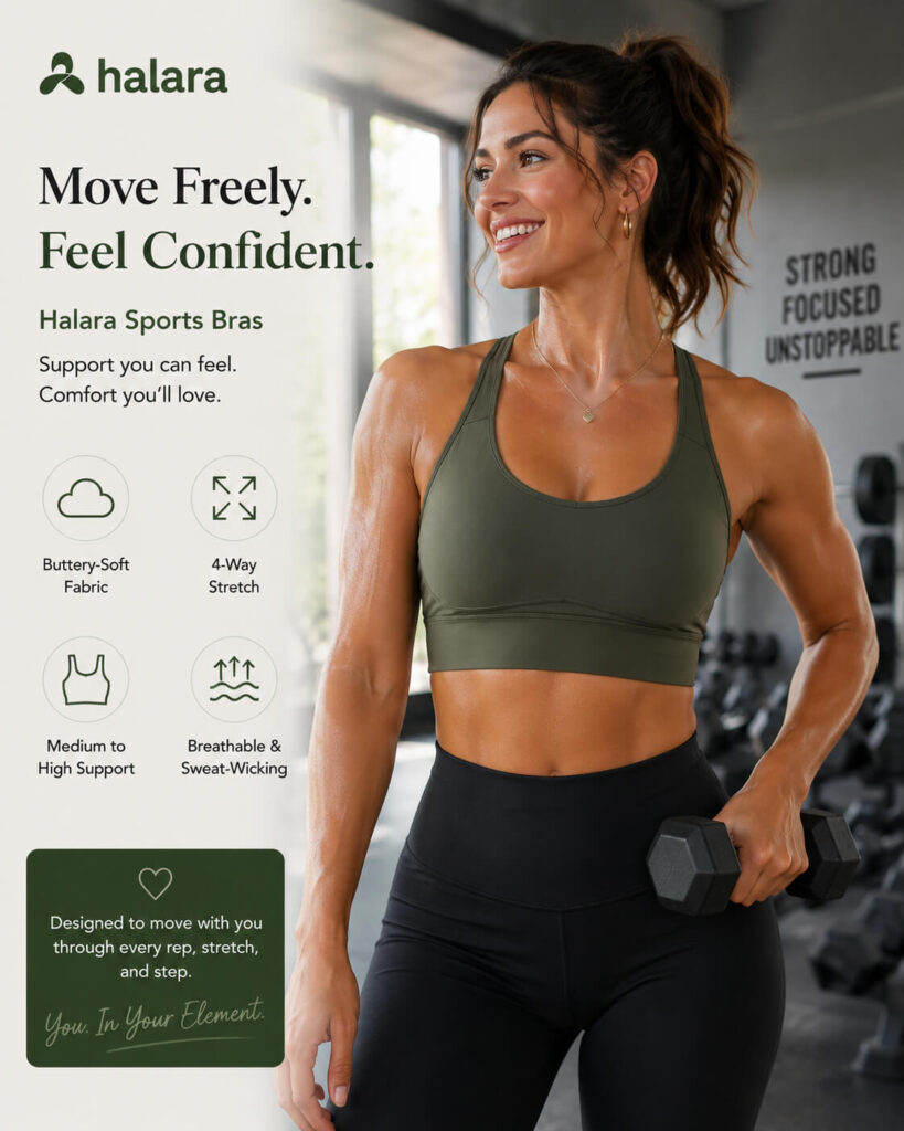 halara sports bras