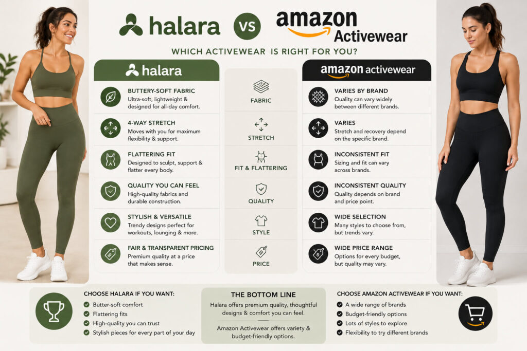 halara vs amazon activewear