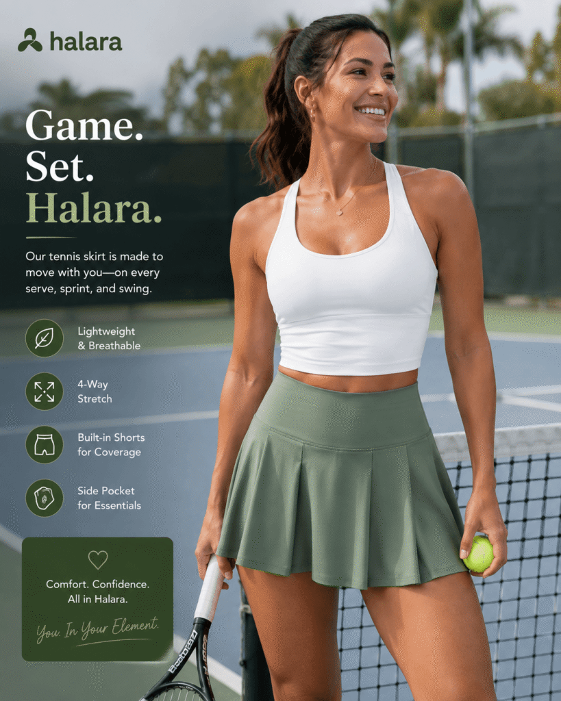 halara tennis skirts