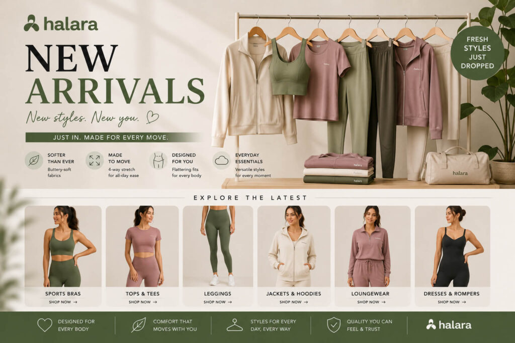 halara new arrivals