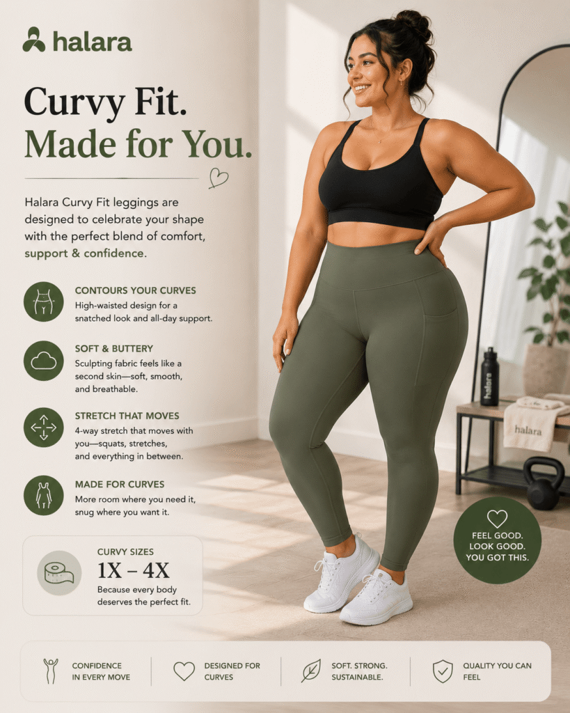 halara curvy fit