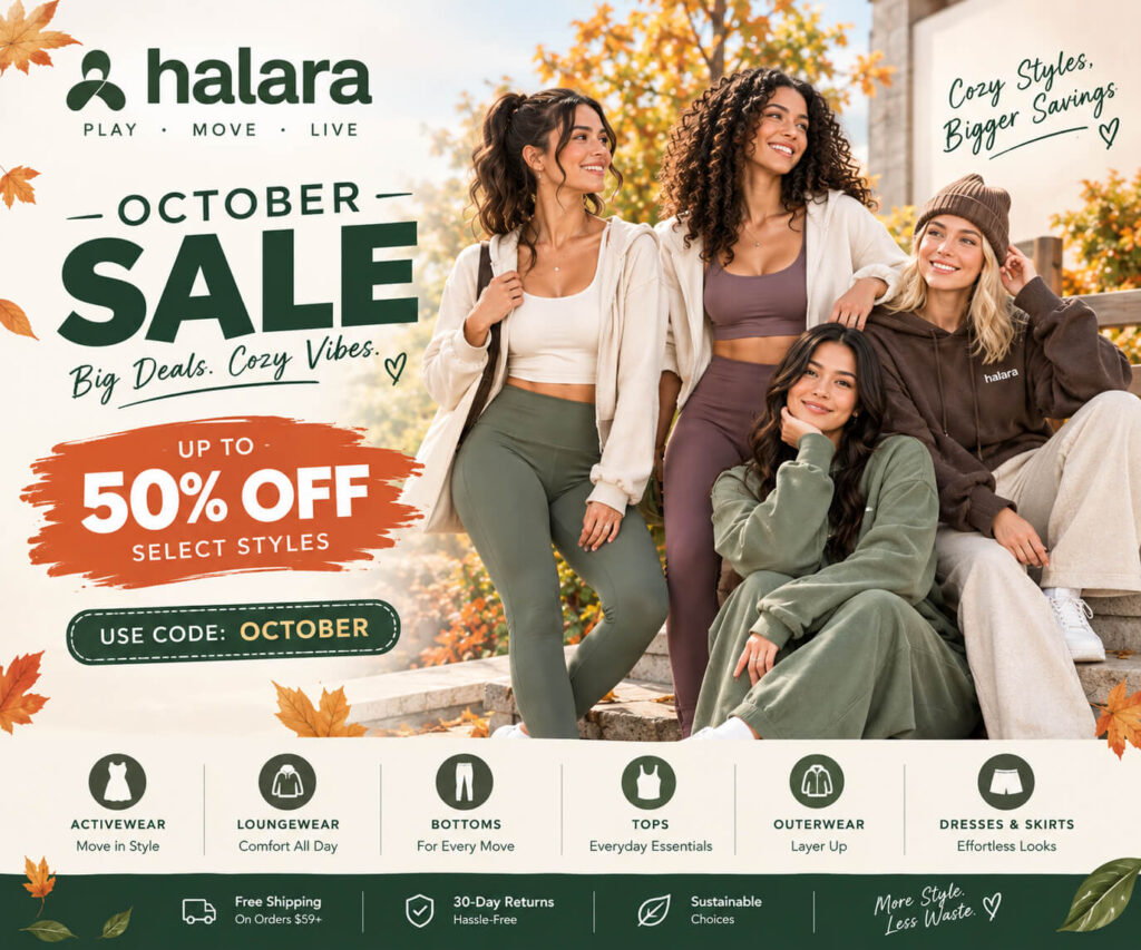 halara october sale