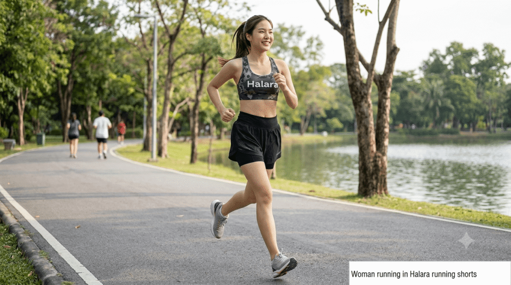 halara running shorts